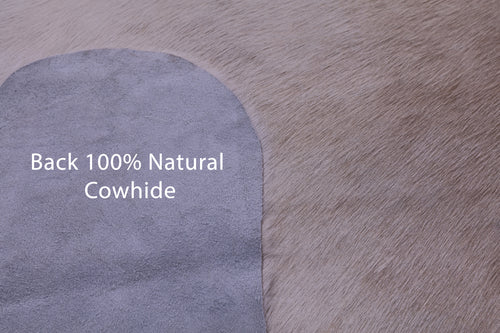 Beige Natural Cowhide Rug - XX-Large 8' 5