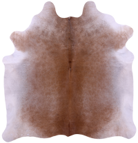 Thumbnail for Brown & White Natural Cowhide Rug - XX-Large 8' 9