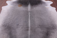 Thumbnail for Grey & White Natural Cowhide Rug - XX-Large 8' 8