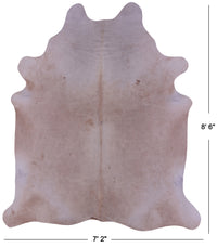 Thumbnail for Beige Natural Cowhide Rug - XX-Large 8' 6