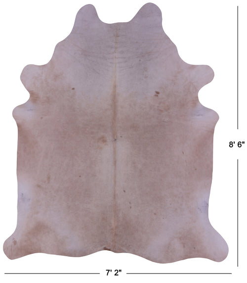 Beige Natural Cowhide Rug - XX-Large 8' 6