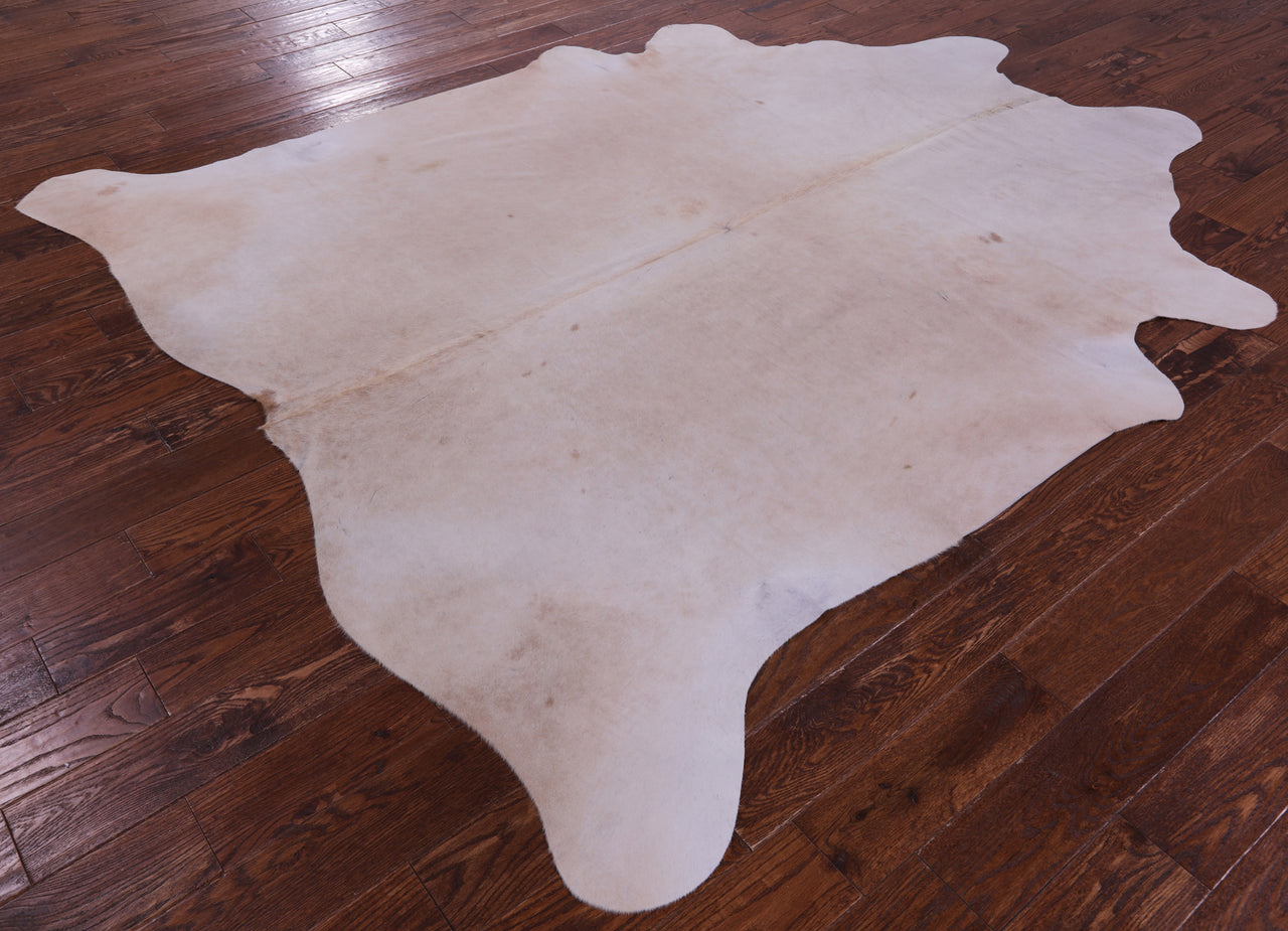 Beige Natural Cowhide Rug - XX-Large 8' 6"H x 7' 2"W
