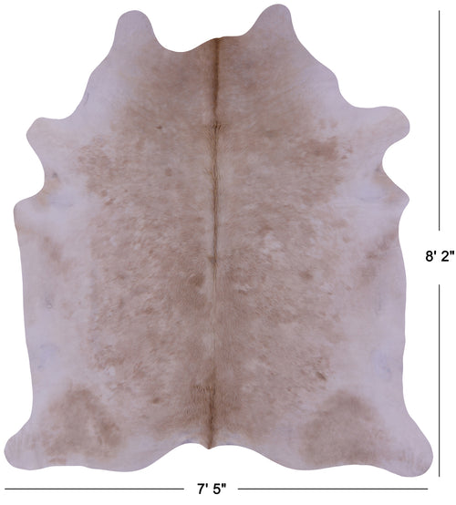 Beige Natural Cowhide Rug - XX-Large 8' 2