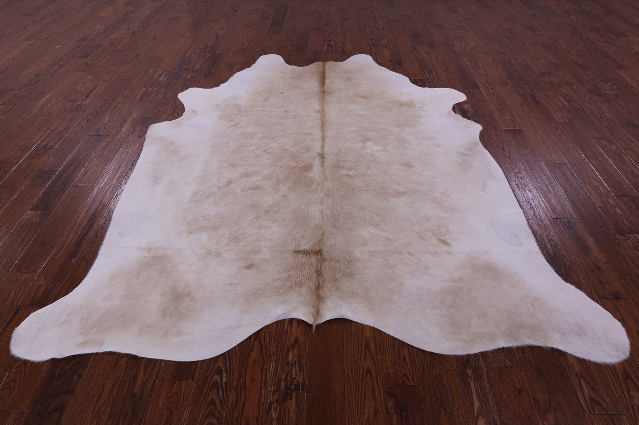 Beige Natural Cowhide Rug - XX-Large 8' 2"H x 7' 5"W
