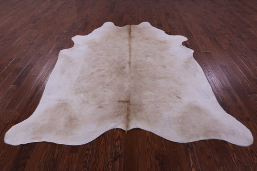 Beige Natural Cowhide Rug - XX-Large 8' 2