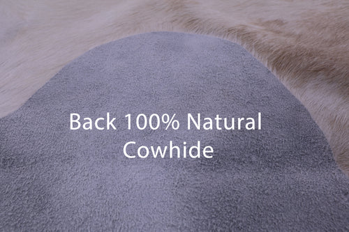 Beige Natural Cowhide Rug - XX-Large 8' 2