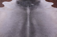 Thumbnail for Grey & White Natural Cowhide Rug - XX-Large 8' 9