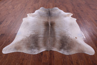 Thumbnail for Brown & White Natural Cowhide Rug - XX-Large 8' 2