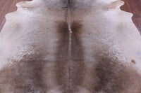 Thumbnail for Brown & White Natural Cowhide Rug - XX-Large 8' 2