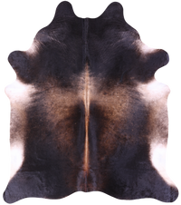 Thumbnail for Dark Brown Natural Cowhide Rug - XX-Large 8' 8