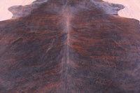 Thumbnail for Dark Brindle Natural Cowhide Rug - XX-Large 8' 4