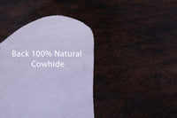 Thumbnail for Dark Brindle Natural Cowhide Rug - XX-Large 8' 5