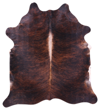 Thumbnail for Dark Brindle Natural Cowhide Rug - XX-Large 8' 5