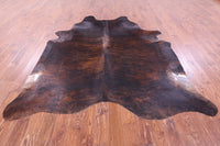 Thumbnail for Dark Brindle Natural Cowhide Rug - XX-Large 8' 3