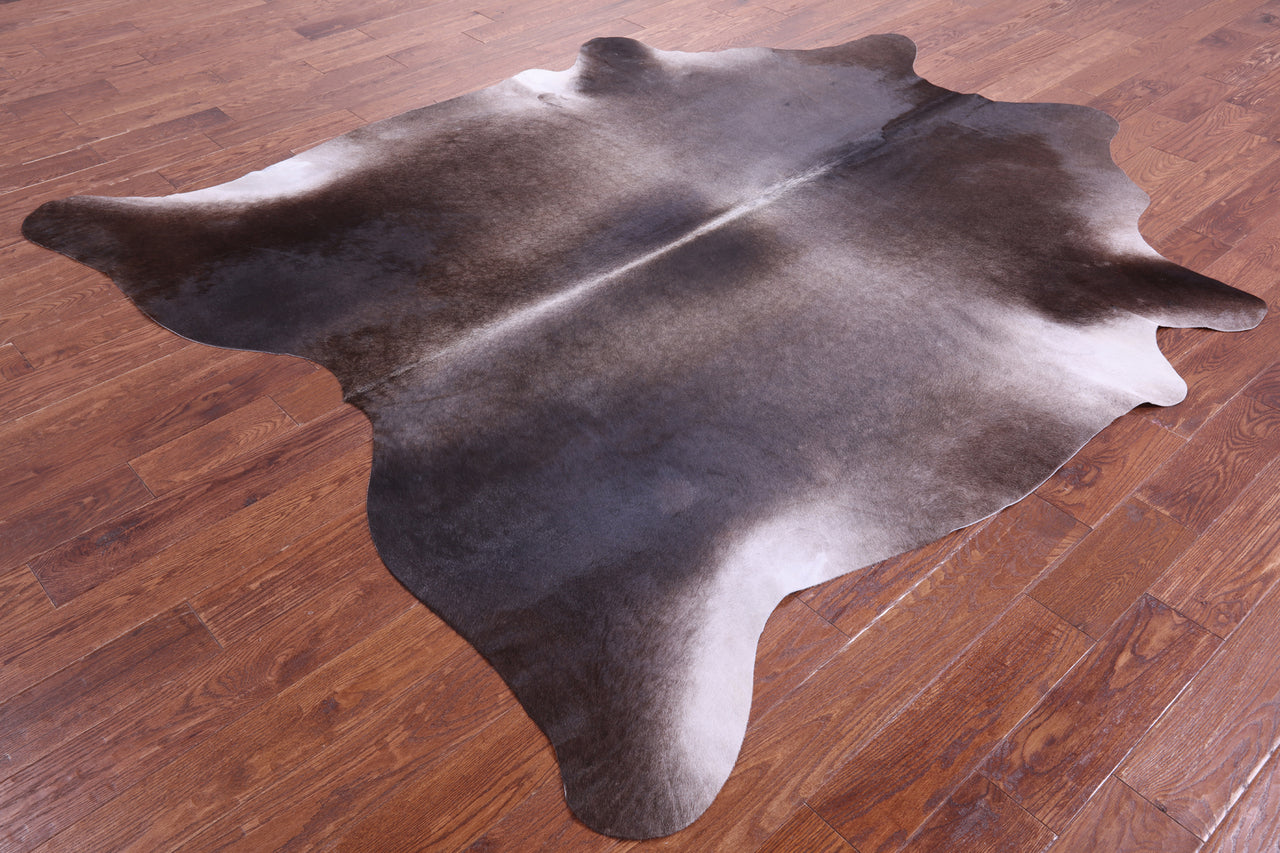 Dark Brown Natural Cowhide Rug - XX-Large 8' 4"H x 7' 2"W