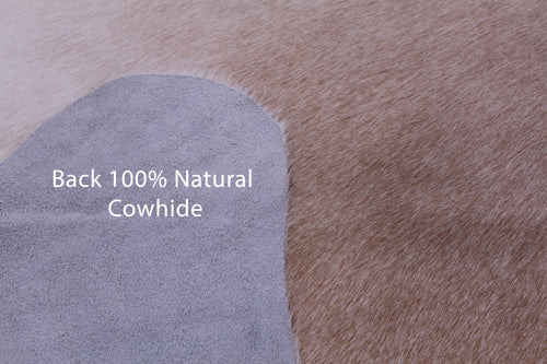 Beige Natural Cowhide Rug - XX-Large 8' 5