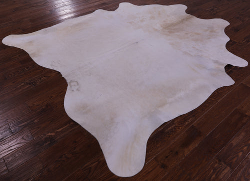 Beige Natural Cowhide Rug - XX-Large 8' 4