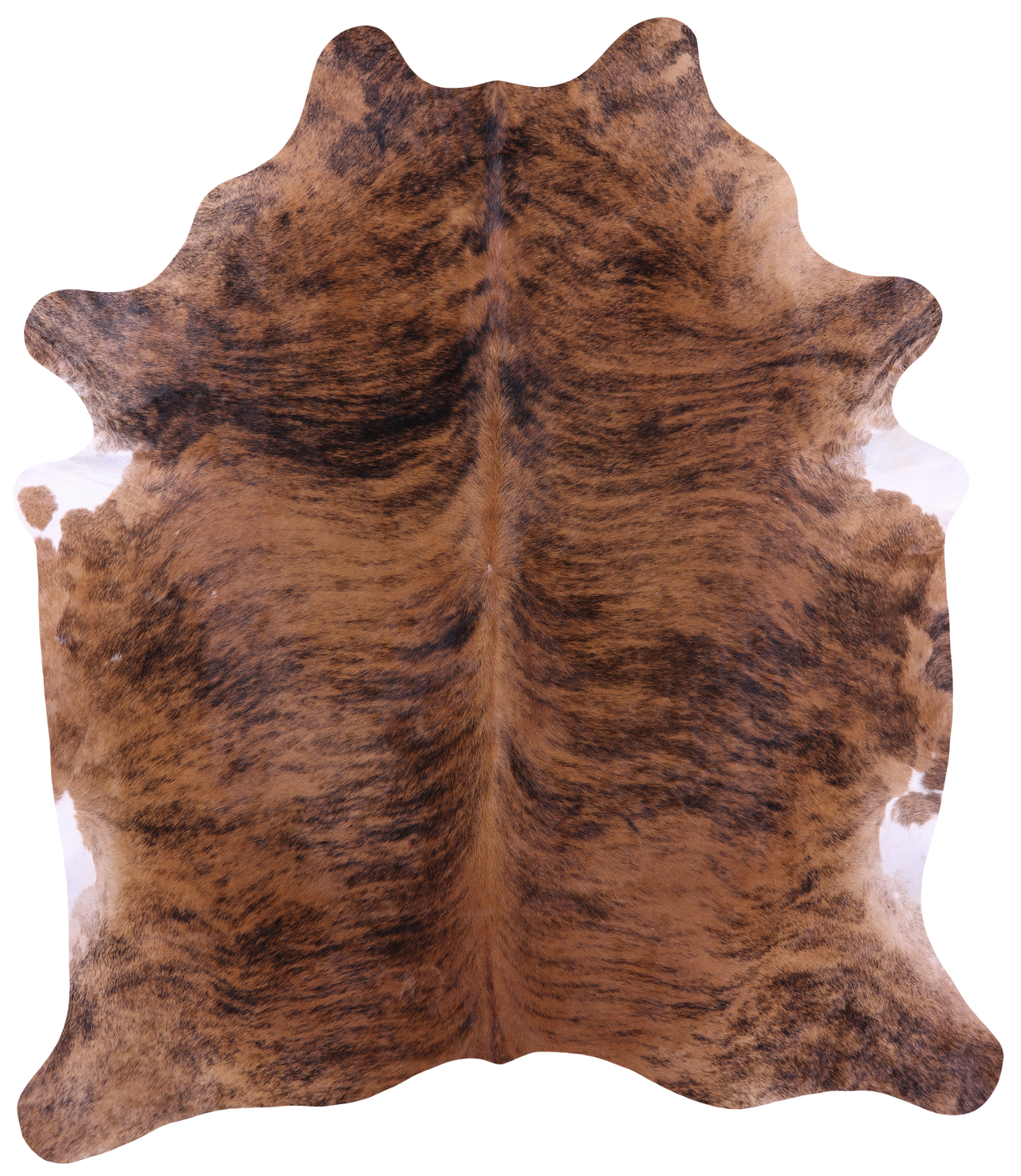 Light Brindle Natural Cowhide Rug - XX-Large 8' 3"H x 7' 2"W