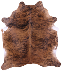 Thumbnail for Light Brindle Natural Cowhide Rug - XX-Large 8' 3