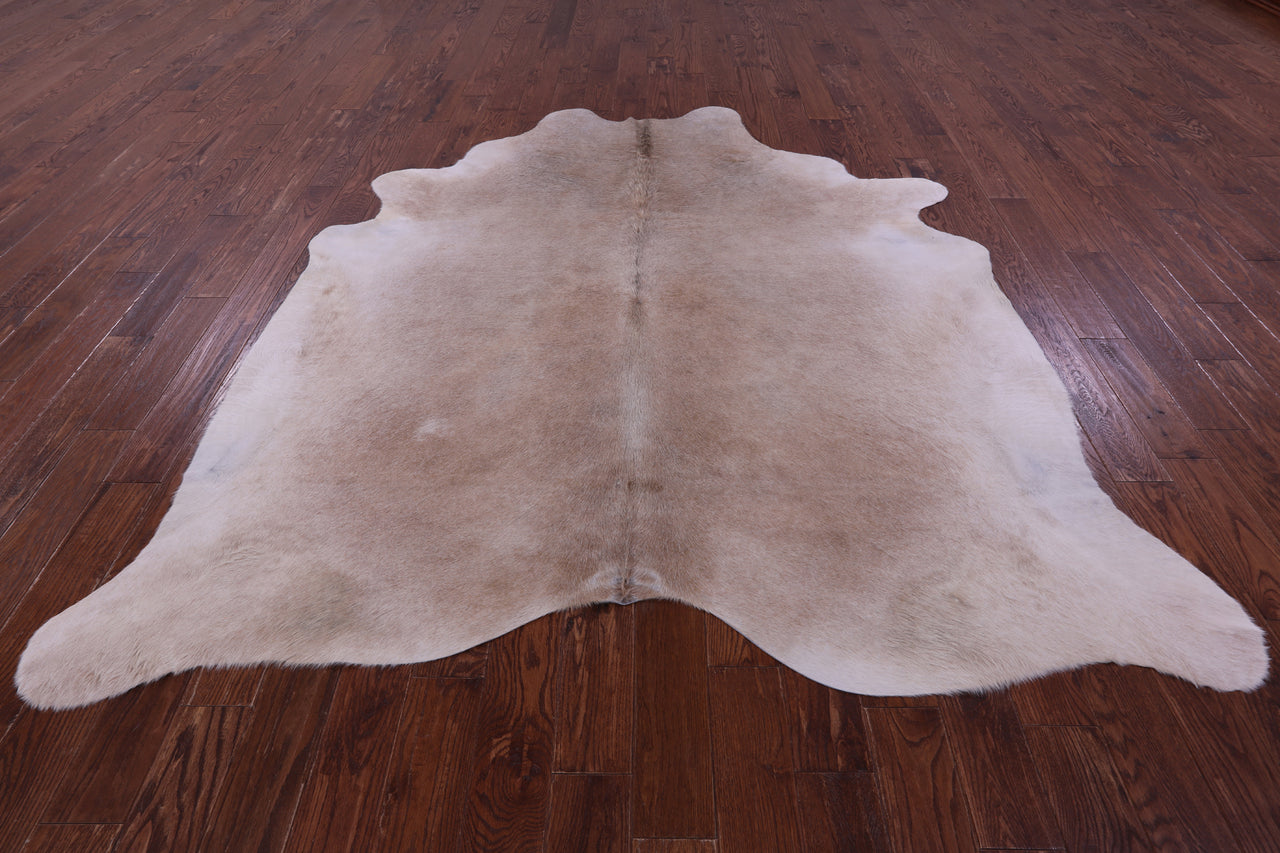 Beige Natural Cowhide Rug - XX-Large 8' 3"H x 7' 2"W