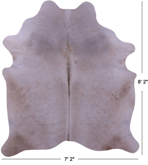 Beige Natural Cowhide Rug - XX-Large 8' 2