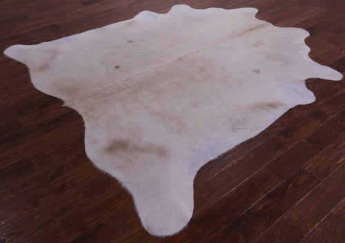 Beige Natural Cowhide Rug - XX-Large 8' 1