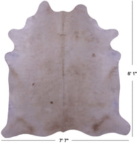 Thumbnail for Beige Natural Cowhide Rug - XX-Large 8' 1