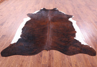 Thumbnail for Dark Brindle Natural Cowhide Rug - XX-Large 8' 4