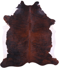 Thumbnail for Dark Brindle Natural Cowhide Rug - XX-Large 8' 4