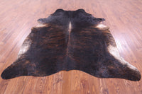 Thumbnail for Dark Brindle Natural Cowhide Rug - XX-Large 8' 3