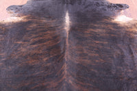 Thumbnail for Dark Brindle Natural Cowhide Rug - XX-Large 8' 3