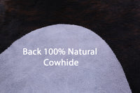 Thumbnail for Dark Brindle Natural Cowhide Rug - XX-Large 8' 3