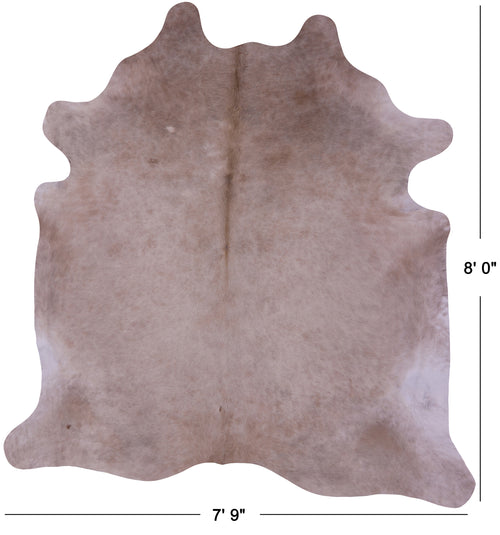 Beige Natural Cowhide Rug - XX-Large 8' 0