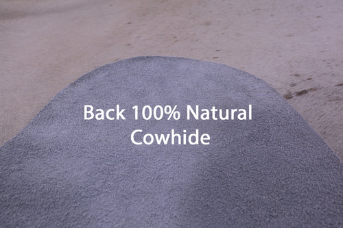 Beige Natural Cowhide Rug - XX-Large 8' 4