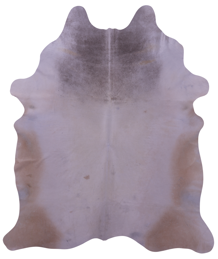Beige Natural Cowhide Rug - XX-Large 8' 7"H x 7' 2"W