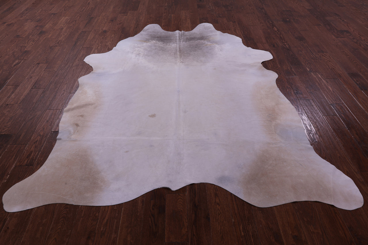 Beige Natural Cowhide Rug - XX-Large 8' 7"H x 7' 2"W