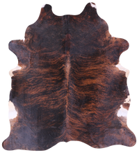 Thumbnail for Dark Brindle Natural Cowhide Rug - XX-Large 8' 8