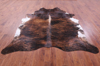 Thumbnail for Brindle Natural Cowhide Rug - XX-Large 8' 9