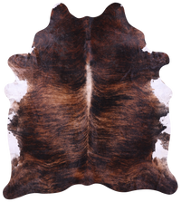 Thumbnail for Brindle Natural Cowhide Rug - XX-Large 8' 9