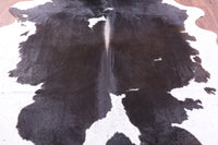 Thumbnail for Brown & White Natural Cowhide Rug - XX-Large 8' 0