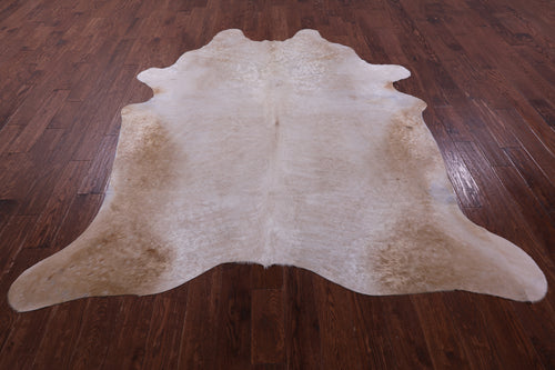 Beige Natural Cowhide Rug - XX-Large 8' 2