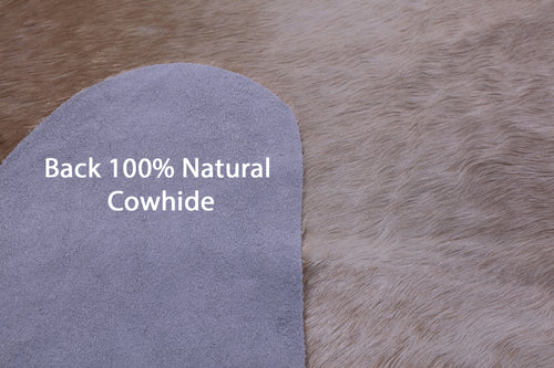 Beige Natural Cowhide Rug - XX-Large 8' 2