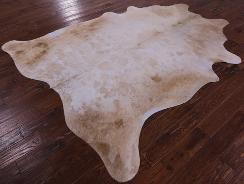 Beige Natural Cowhide Rug - XX-Large 8' 9
