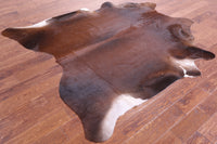 Thumbnail for Brown Natural Cowhide Rug - X-Large 7' 0