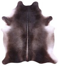 Thumbnail for Dark Brown Natural Cowhide Rug - XX-Large 7' 8