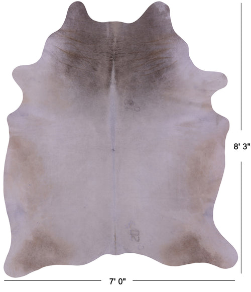 Beige Natural Cowhide Rug - XX-Large 8' 3