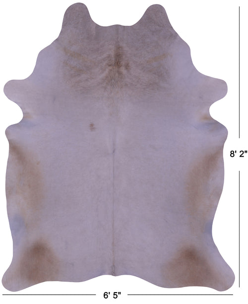 Beige Natural Cowhide Rug - XX-Large 8' 2