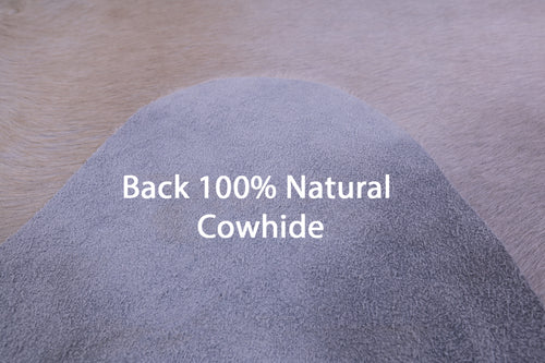Beige Natural Cowhide Rug - XX-Large 8' 2