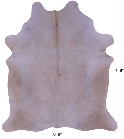 Beige Natural Cowhide Rug - XX-Large 7' 9