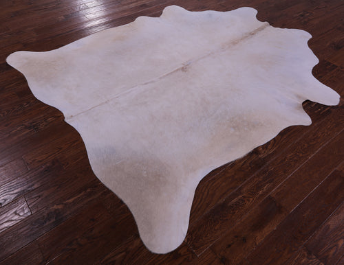 Beige Natural Cowhide Rug - XX-Large 7' 9